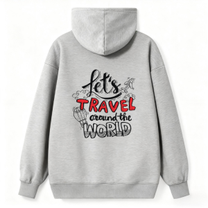 Let's Travel Around the World Classic Hoodie