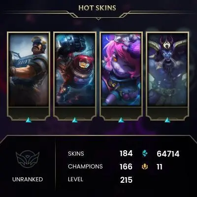 LEAGUE OF LEGENDS | NA/184 SKIN/RISEN LEGEND LB/JUDGEMENT KAYLE/VICTORIUS ELISE/2012 RIVEN ICON/BARON NASHOR ICON/65K B.E/FULL ACCESS/VALORANT ACC WITH EGO KNIFE/