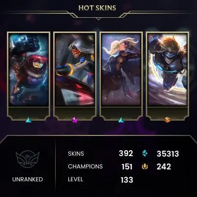 LEAGUE OF LEGENDS | O002-EUW-Email changeble - Full Access- Manual Leveling