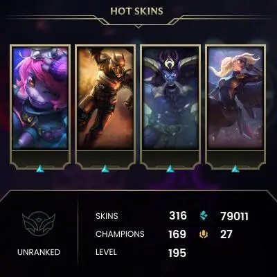 LEAGUE OF LEGENDS | Valorant EU 24 skins / Sentinels of Light Vandal / Composite Knife / Reaver Phantom / + lol EUN 311 skins Mam289