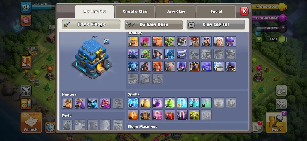 Clash Of Clans | 136 Level | 54/59/39/29 Hero | Instant Delivery | Lifetime Warranty | 100% Secure | 24/7 Support - Image 2