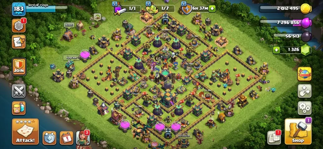 Clash Of Clans |TH 14 Full Max, Defense Max, Wall Max,1343 League medal, Change Name 500Gems, Magic Items, Lifetime Warrant - Image 5