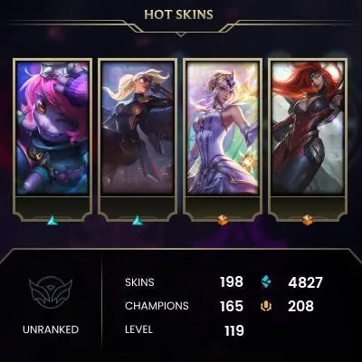 LEAGUE OF LEGENDS | EU SERVER/200 SKIN/7 PRESTIGE SKIN/2013 CREATED/1 YEAR NO GAME/FULL ACCESS/