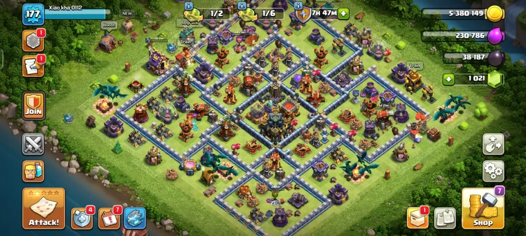 Clash Of Clans |Town hall 17 Xp 177, 7 equipment epic, C4608 - Image 4