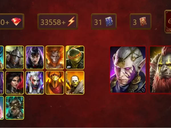 Raid Shadow legends | [STARTER][Double Mythical]+Gizmak+Starsage Galathir+Scyl+Rathalos+Alice+Wukong+Michelangelo+Skeletor+Adelyn+Visix+32Epics